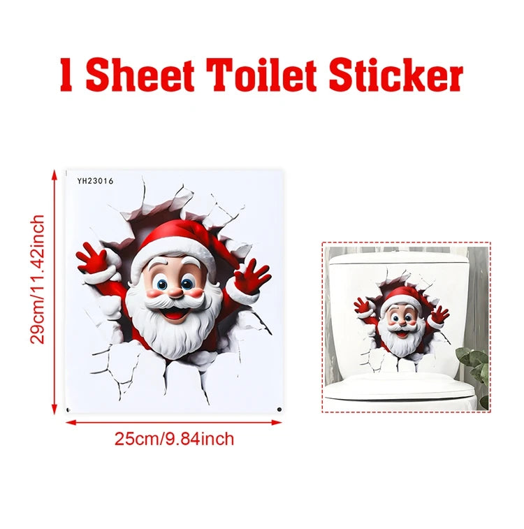 Merry Flush Christmas Sticker