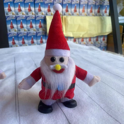 Climbing Santa Ornament